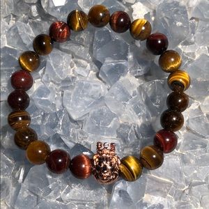 NEW 🚻 Natural Gemstone Tigers Eye Bracelet